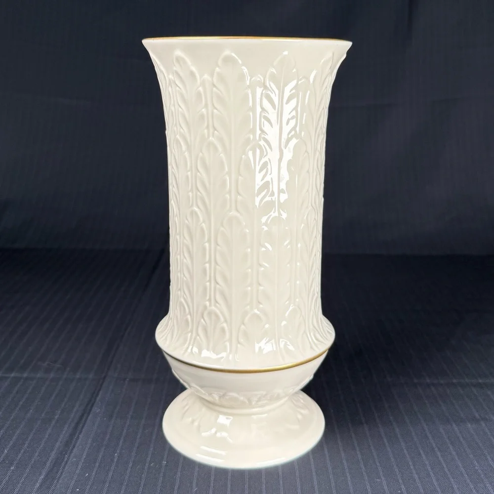 Lot of 3 | Vtg Lenox Ivrory Vases | Large & Bud Vases
